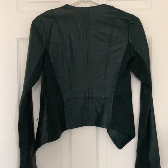 Green Leather Jacket - Picture 2 of 2